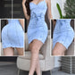 CONJUNTO VESTIDO- DENIM REF. B-9002
