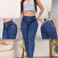 JEANS SKINNY CONTROL ABDOMEN LEVANTA COLA  REF. B-254042