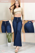 JEANS BOTA ANCHA LEVANTA COLA  REF. B-254060