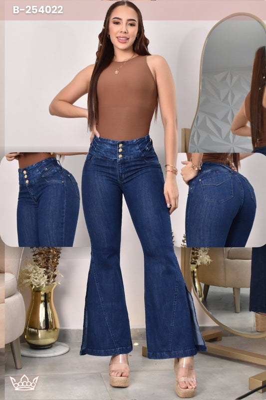 JEANS BOTA CAMPANA LEVANTA COLA  REF. B-254022