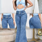 JEANS BOTA CAMPANA LEVANTA COLA  REF. B-254023