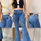 JEANS BOTA CAMPANA LEVANTA COLA  REF. B-40758