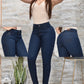 JEANS SKINNY CONTROL ABDOMEN LEVANTA COLA  REF. BK-40137