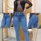 JEANS SKINNY CONTROL ABDOMEN LEVANTA COLA  REF. B-254020