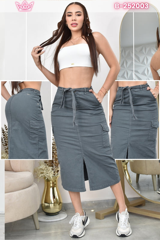 MAXIFALDA GRIS CARGO  BACOA REF. B-252003