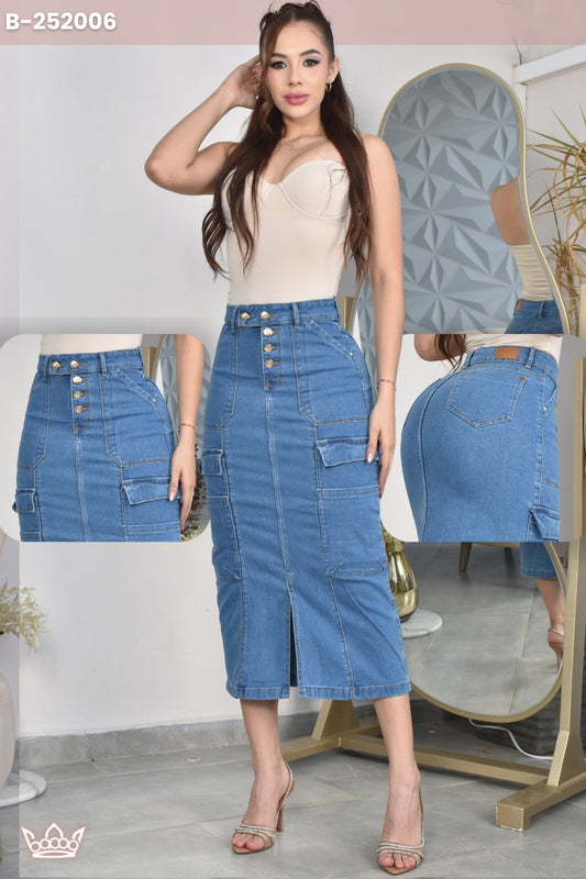 MAXIFALDA ESTILO CARGO  BACOA REF. B-252006