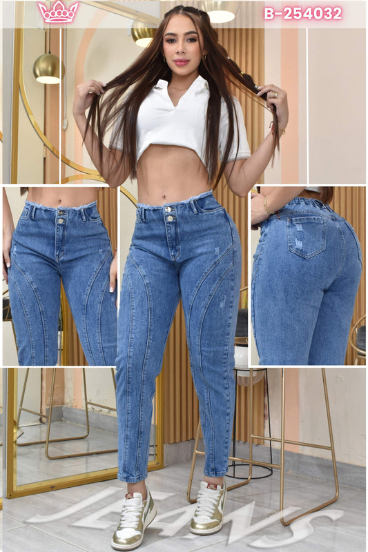 JEANS MOMFIT MOLDEADOR REF. B-254032