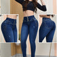 JEANS SKINNY CONTROL ABDOMEN LEVANTA COLA  REF. B-40730