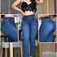 JEANS SKINNY CONTROL ABDOMEN LEVANTA COLA  REF. B-40650