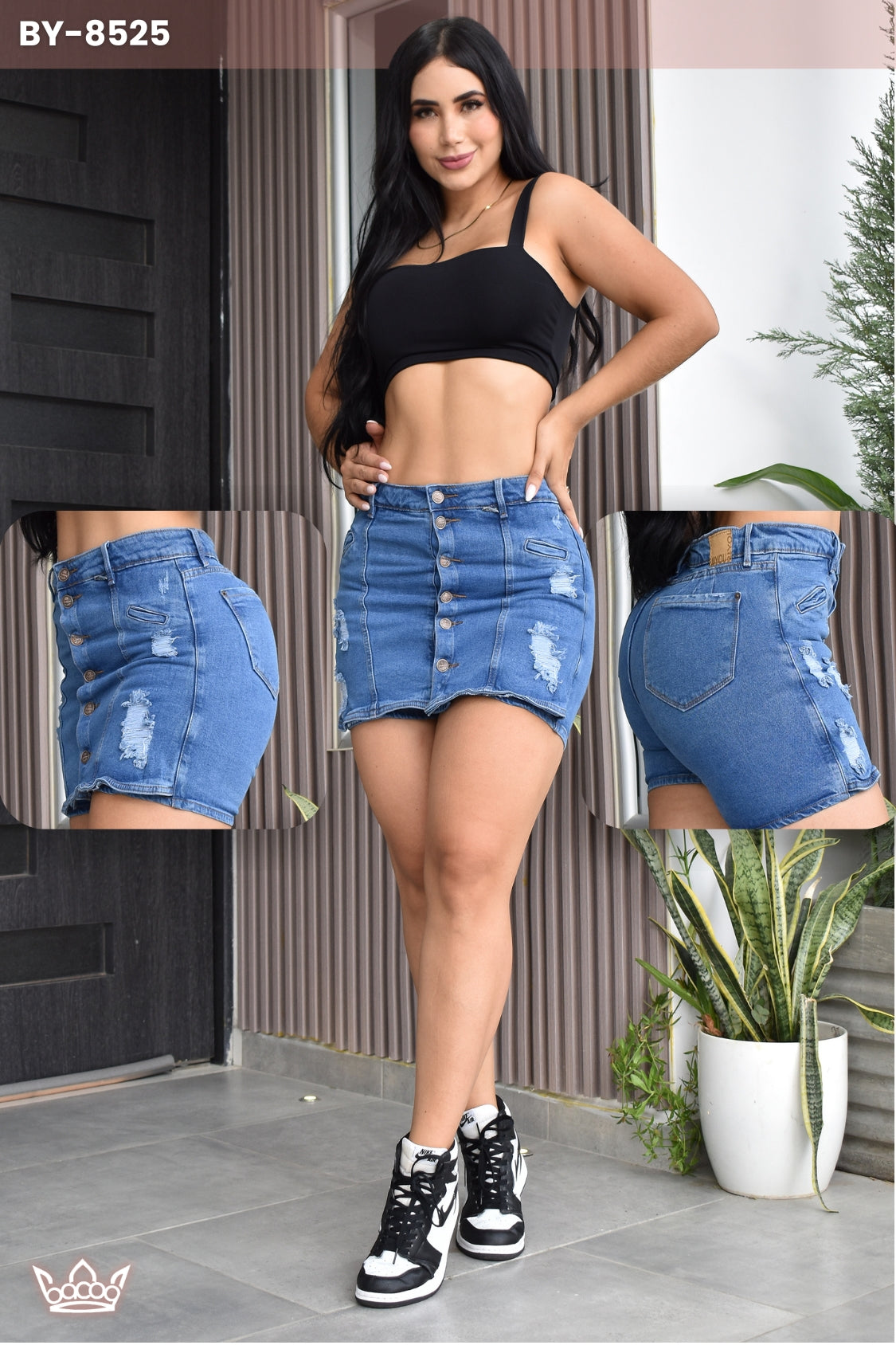 FALDA SHORT BACOA REF. BY-8525