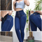 JEANS SKINNY CONTROL ABDOMEN LEVANTA COLA  REF. B-40681
