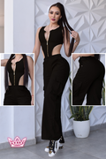 CONJUNTO SET  CARGO COLOR NEGRO REF. B-9004