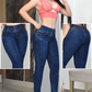 JEANS SKINNY CONTROL ABDOMEN LEVANTA COLA  REF. B-40675