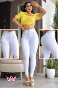 PANTALON TONO BLANCO LEVANTA COLA  REF. B-40609