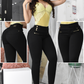 JEANS CONTROL ABDOMEN COLOR NEGRO LEVANTA COLA REF. B-40668