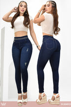 JEANS SKINNY CONTROL ABDOMEN LEVANTA COLA  REF. B264013
