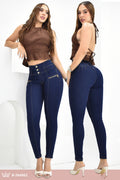 JEANS SKINNY CONTROL ABDOMEN LEVANTA COLA  REF. B264062