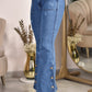 JEANS BOTA CAMPANA LEVANTA COLA  REF. B-254028