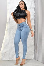 JEANS SKINNY (CLASICO), LEVANTA COLA  REF. B264068