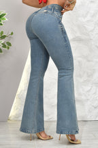 JEANS BOTA ANCHA (EXCLUSIVO), LEVANTA COLA REF. B-264053
