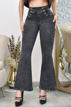 JEANS BOTA ANCHA LEVANTA COLA  REF. B-254038