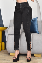 JEANS SKINNY CONTROL ABDOMEN HORMA LEVANTA COLA  REF. B-40711