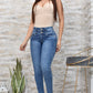 JEANS SKINNY CONTROL ABDOMEN LEVANTA COLA  REF. BK-40144