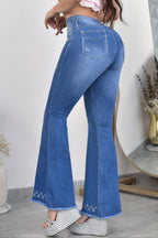 JEANS BOTA ANCHA LEVANTA COLA  REF. B-254062