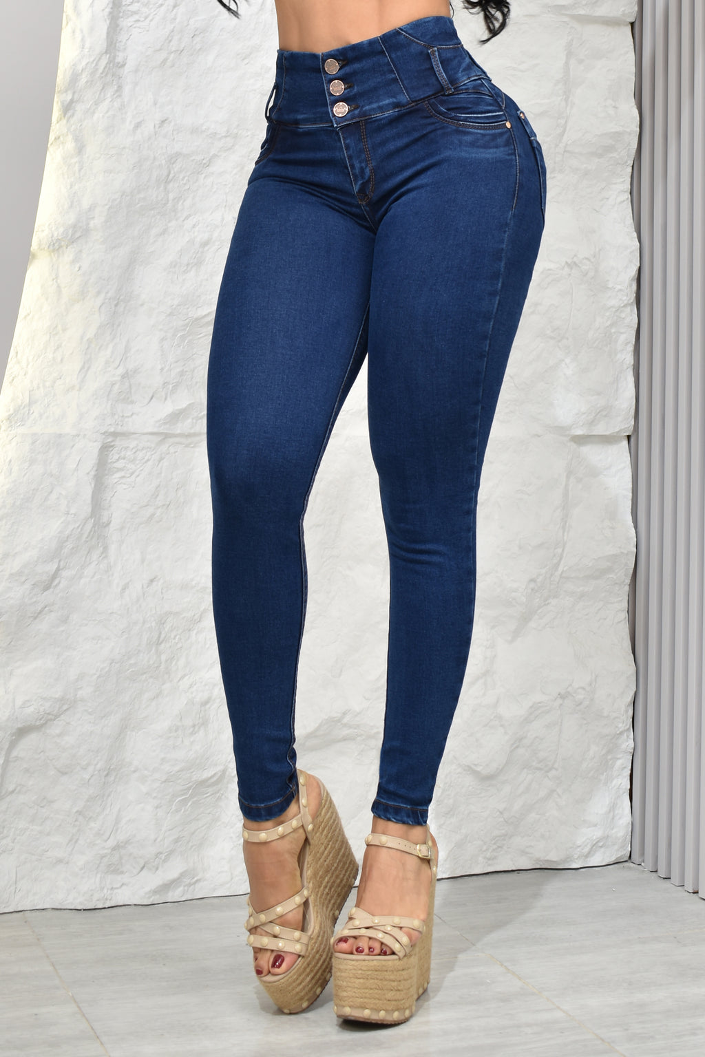 JEANS SKINNY (CLASICO), LEVANTA COLA  REF. B264078