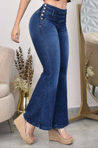 JEANS BOTA ANCHA LEVANTA COLA  REF. B-254025