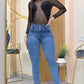 JEANS SKINNY CONTROL ABDOMEN LEVANTA COLA  REF. B-254020