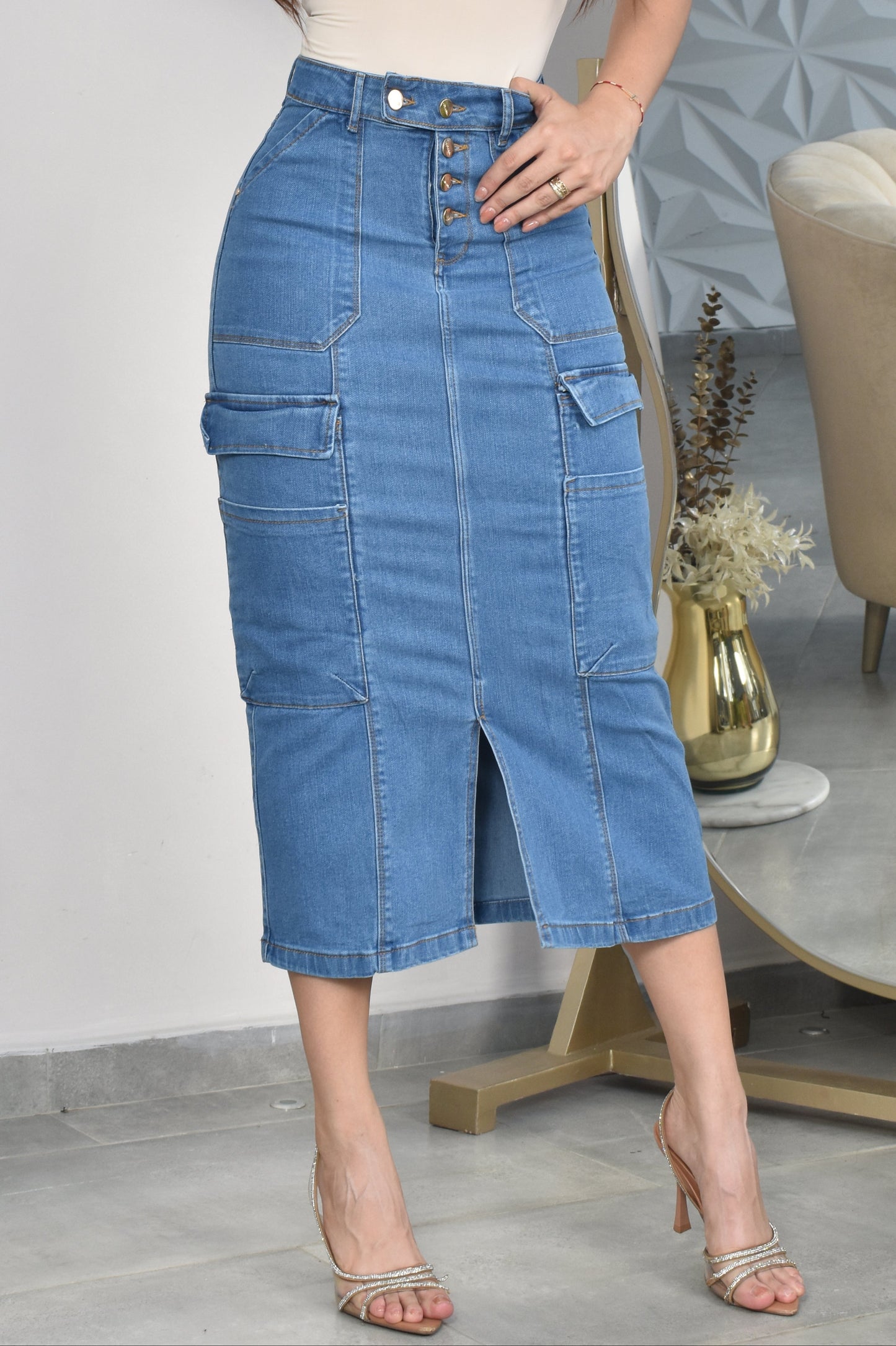 MAXIFALDA ESTILO CARGO  BACOA REF. B-252006