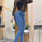JEANS SKINNY CONTROL ABDOMEN LEVANTA COLA  REF. B-254020