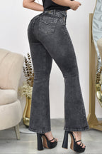 JEANS BOTA ANCHA LEVANTA COLA  REF. B-254038