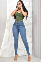 JEANS SKINNY (EXCLUSIVO), LEVANTA COLA  REF. B264065