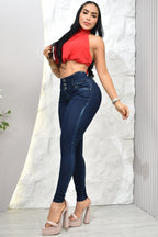 JEANS SKINNY (CLASICO), LEVANTA COLA  REF. B264073