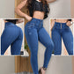 JEANS SKINNY CONTROL ABDOMEN LEVANTA COLA  REF. B-40755